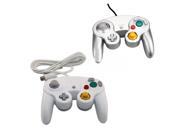 Game Wired Controller for Nintendo Gamecube GC WII White Silver