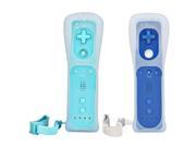 Remote Controller Silicone case Wristband for Wii Deep Blue Light Blue