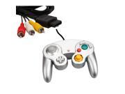 Game Controller Pad Silver 6FT AV TV Cable Cord for Nintendo Gamecube GC
