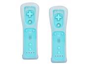 Lot2 Wireless Remote Controller Silicone Case Wristband for Nintendo Wii Blue