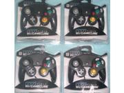 Lot of 4 Controllers for Nintendo GameCube or Wii BLACK