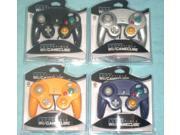 4 Controllers for Nintendo GameCube Wii Black Platinum Orange Spice Indigo