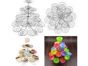 4 Tier 23 Cupcake Wedding Birthdays Party Stand Cup Cake Shop Holder Table Decoration Easily To Use