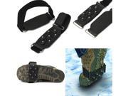 1 Pair Cleats 7 Stud Shoes Cover Crampon Anti Slip Snow Ice Climbing Spikes Grippers Grip Suitable For All