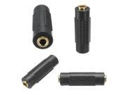 3.5mm Female to 3.5mm Female Stereo Coupler Audio Plated Adapter Gold Plated New