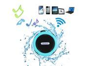 Waterproof Bluetooth Wireless Shower Handsfree Stereo Music Suction Speaker Mic For Hiking Running Cycling Tablet PC Computer Smartphone