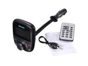 Handsfree Car MP3 Bluetooth FM Transmitter with LCD Display Support USB SD Card and Two Phone Connection
