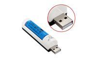 USB 2.0 Powered Battery Travel Charger for AA AAA Ni MH Rechargeable Battery