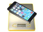 LCD Digital Electronic Scale For Household Kitchen Food Balance Weigh Postal 5KG 1g Yellow