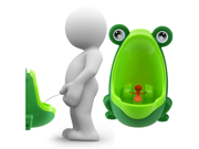 Lovely Frog Children Potty Toilet Training Kids Urinal for Boys Pee Trainer