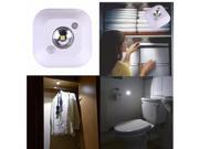 Mini Infrared Motion Sensor Ceiling Night Light Battery Powered Porch Lamp batteries not included