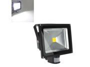 30W Waterproof IP65 PIR Motion Sensor LED Pure White Flood Light FloodLight Security Lamp 120°Beam Angle 2450LM 85 265V 6000 6500K