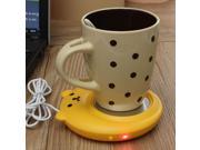 Cute Bear USB Electronics Powered Cup Warmer Heater Pad Coffee Tea Mug Pad Plate
