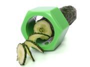 Kitchen Accessories Cooking Tools Vegetable Fruit Cucumber Spiral Slicers Green NEW