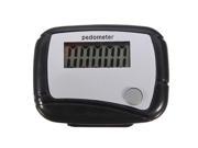Digital LCD Pedometer Step Run Walking Distance Calorie Counter Register Clip on