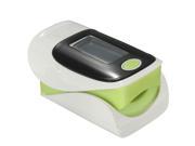OLED Fingertip Oxymeter Oximeter Blood Oxygen spo2 PR Heart Rate Monitor Pulse Finger Tip with Lanyard Green