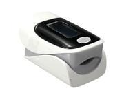 OLED Fingertip Oxymeter Oximeter Blood Oxygen spo2 PR Heart Rate Monitor Pulse Finger Tip with Lanyard Grey
