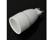 G9 to E14 Socket Base LED Light Lamp Bulbs Adapter Converter Holder White