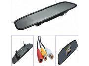 NEW 4.3 Color TFT LCD Car Rear View Mirror Monitor for Screen Reverse Camera DVD