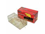 Galvanized Steel Mouse Rat Trap Triggered Cage No Poison Easy Set Up Pedal Spring