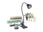 3W LED Desk Lamp Light Reading Study Clip ON OFF Clamp Bright Store Shop Bulb Desk Flexible Table Lamp Eye Protection