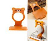 Foldable Charging Holders Rack Cute Cartoon Bear Seat Wall Charger Mounts Shelf Stand Holder For Moblie Phones