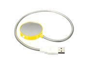 Portable Flexible USB 12 LED Briht light Desk Reading lamp With Mirror for PC laptop Notebook
