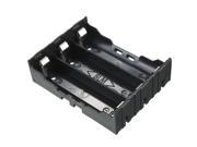 DIY Black Storage Box Holder Case For 3 x 18650 3.7V Rechargeable Batteries