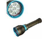 7 x XM L L2 LED 3 Mode 10000 Lm Diving Scuba Flashlight Torch 18650 26650