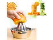 Fruit Lemon Kitchen Home Citrus Juicer Stainless Steel Hand Press Squeezer Tool