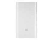 Original XIAOMI 5000mAh Ultra thin 9.9mm Power Bank For iPhone 6 6Plus HTC Samsung S6 5 and other phones