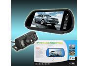 1X Wireless 7 Inch LCD Touch Screen Remote Control 6 LED Car Rear View Backup Monitor IR Camera Night Vision New