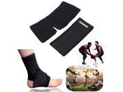Wound Pressure Elastic Ankle Support Protection Brace Foot For Football Basketball Gym Exercise