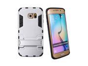 Hybrid TPU PC 2 in 1 Hard Back Cover Case Stand For Samsung Galaxy S6 Edge
