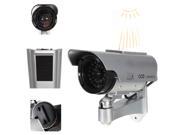 2X Solar Powered Fake Dummy CCTV Home Safe Security Surveillance Camera Flashing Outdoor