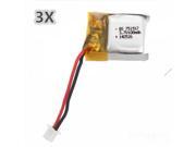 3X Spare Parts 3.7V 100mAh Battery For Cheerson CX 10 CX 10A 2.4G 4CH 6Axis RC Quadcopter