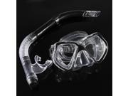 Silicone Scuba Diving Equipment Dive Mask Dry Snorkel Set Snorkeling Gear KITS Adjustable