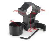 Tactical High Profile 30mm 1 Scope Rings Weaver Picatinny Rail Mount Lightweight Durable For Rifle 48x20x61mm