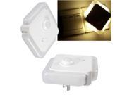 Mini Intelligent White LED Infrared Human Body Induction Night Lamp Light 3W