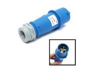 Blue 16A 230V 2P PE IP44 Industrial Waterproof Corrosion Proof 3 Pin Plug Socket