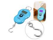 LCD 40kg Electronic Hanging Fish Luggage Pocket Digital Weight Scale g kg lb oz
