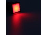 16mm 24V DC Push Button Self Reset Switch Square LED Light Momentary Latching Red