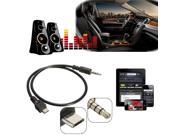 50cm Micro USB Male to 3.5mm Male Car AUX Audio Stereo Cable For Samsung Hawei