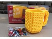 DIY Creative Brick Mug Building Blocks Coffee Cup Block Puzzle Mug 12oz child gift