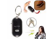 Mini LED Key Finder Locator Find Lost Keys Chain Keychain Whistle Sound Control Anti Lost