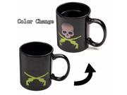 Skull Bones Mug Magic Heat Sensitive Color Change Coffee Milk Tea Cup Mug
