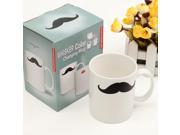Mustache Lips Mug Magic Heat Sensitive Color Change Coffee Milk Tea Cup Mug
