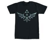 Legend of Zelda Skyward Sword Triforce Logo Black T-Shirt XX