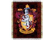 Tapestry Throw - Harry Potter - Gryffindor's Crest  Woven Blanket New 514195
