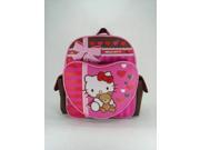 UPC 875598630331 product image for Small Backpack - Hello Kitty - Teddy Brown and Pink New School Bag 630331 | upcitemdb.com